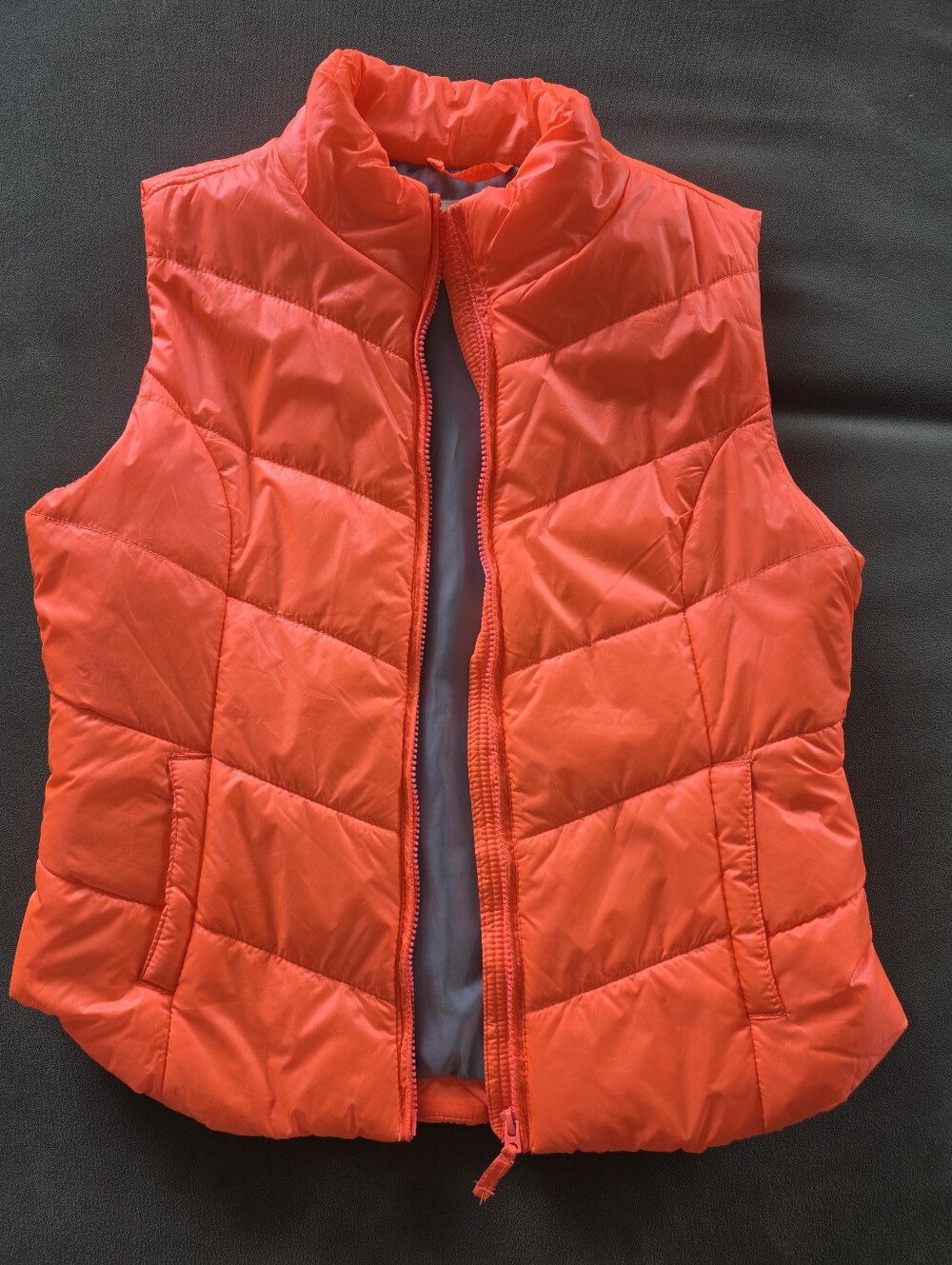 Aeropostale Quilted Puffer Vest - Bright Pink